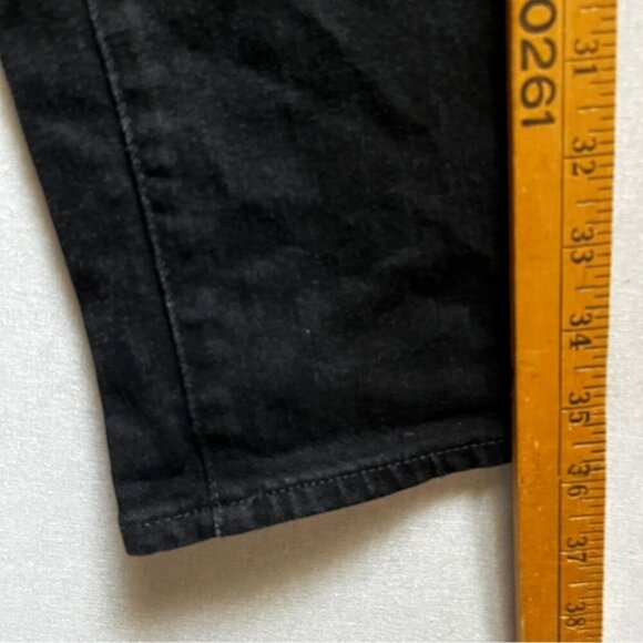 AG Adriano Goldschmied Black Beau Slouchy Distressed Skinny Women's Jeans Sz 26R - Picture 13 of 14